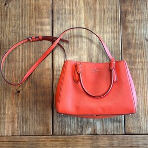 Kate Spade New York Tippy Small Triple Satchel Orange